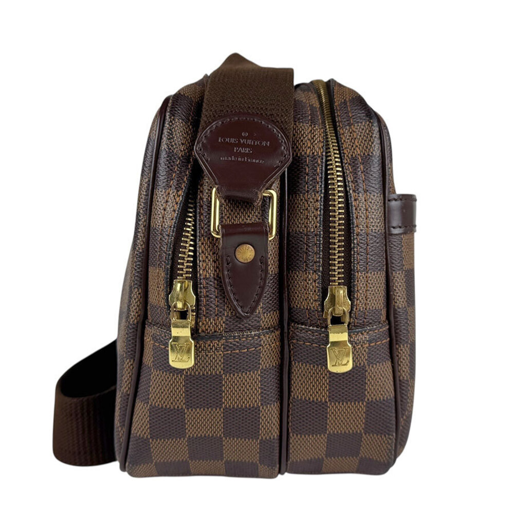 Louis Vuitton Shoulder Bag Damier Reporter Canvas Ebene - Picture 2 of 5